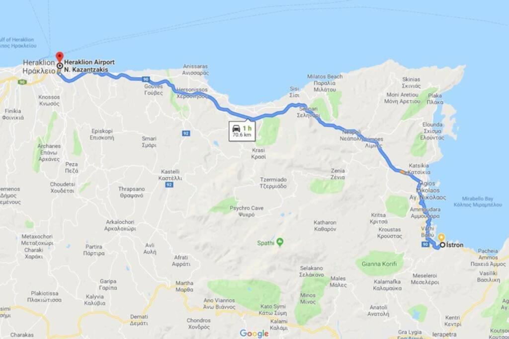 Urban Blue House Apartment Agios Nikolaos  Ngoại thất bức ảnh